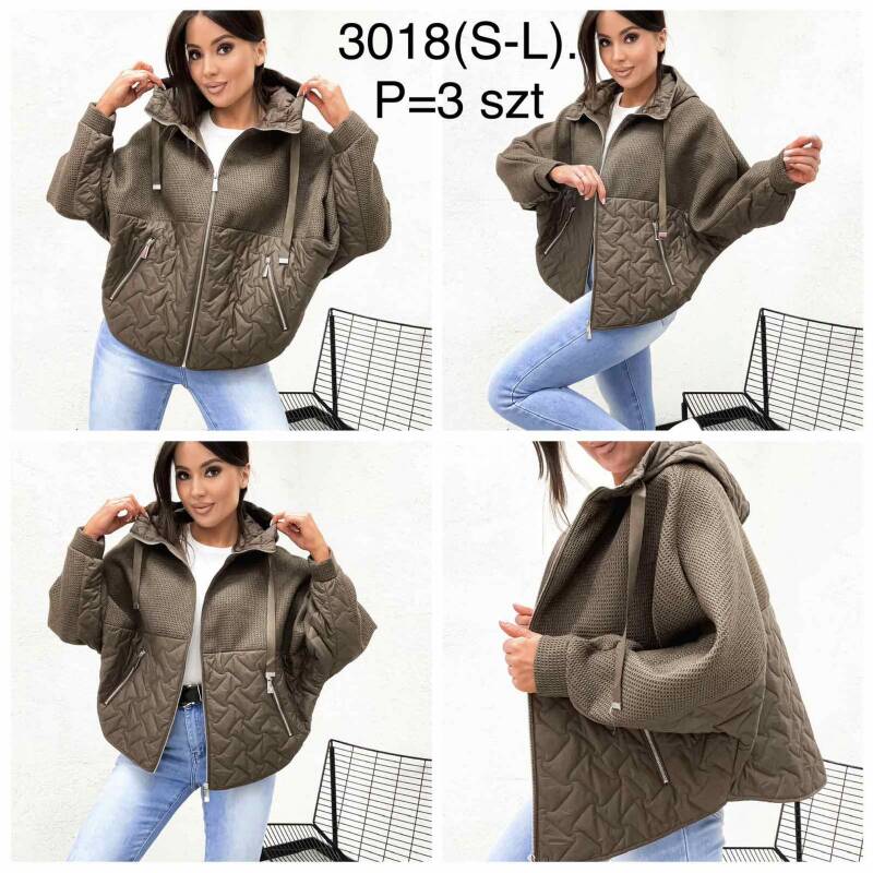 Kurtki damskie cienki Roz S-L , 1 Kolor Paczka 3 szt 1